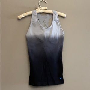 CLIMAWEAR BLACK AND GRAY OMBRÉ ACTIVE TANK SZ M